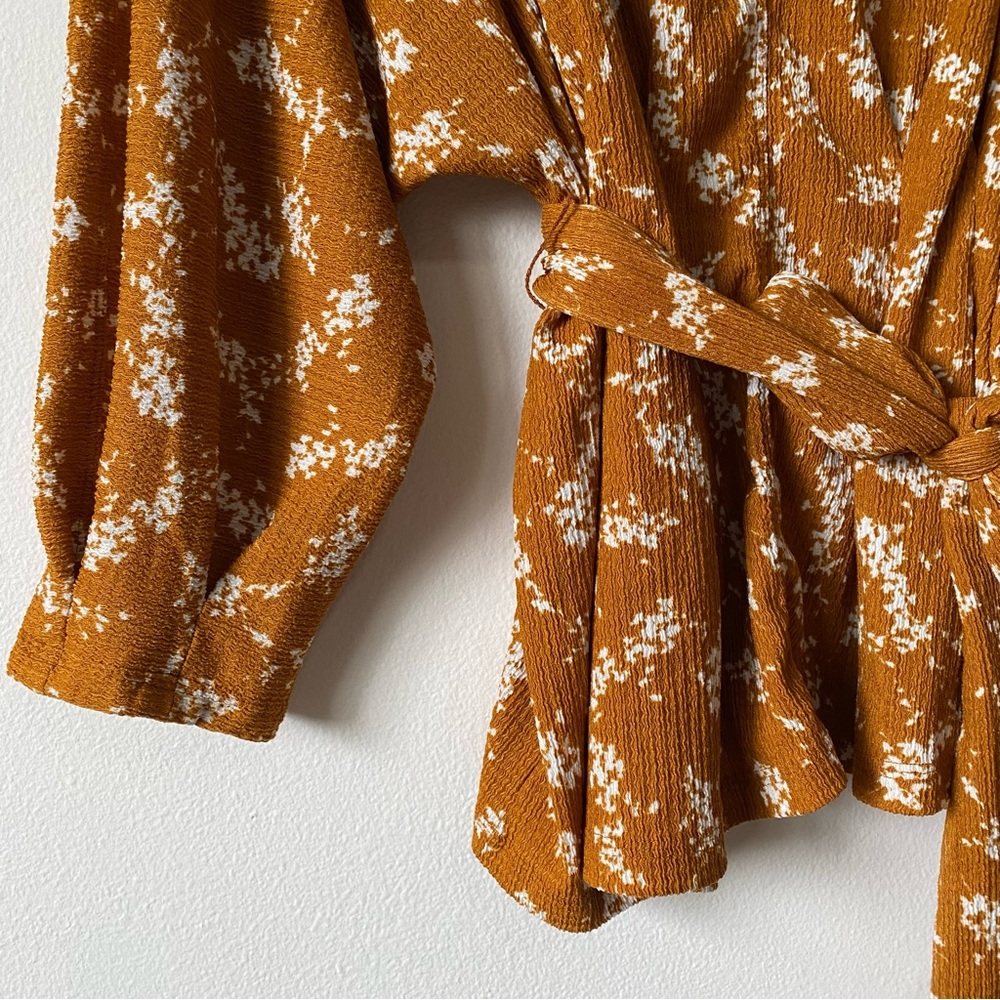Anthropologie Orange Blouse Top - Picture 7 of 15